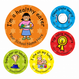 Healthy Lunch Stickers
