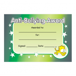 Anti-Bullying Certificate 1