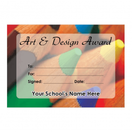 Art & Design Certificate Set 1