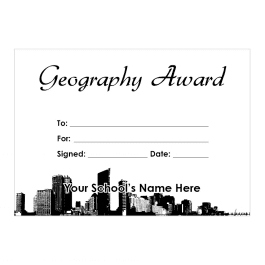 Geography Certificate Set 2
