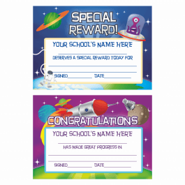 A5 Space Certificates