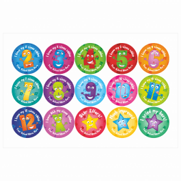 Times Table Stickers