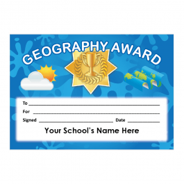 Geography Certificate Set 4