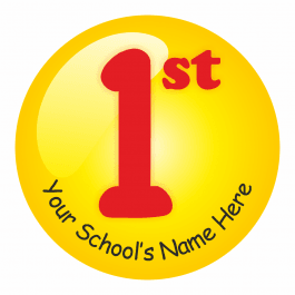1st Place Sports Day Stickers