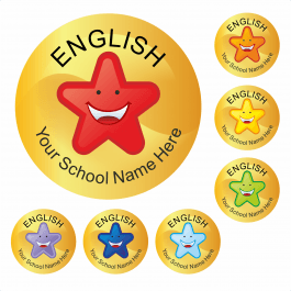 English Star Stickers