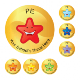 PE Star stickers