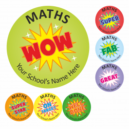 Maths Wow Stickers