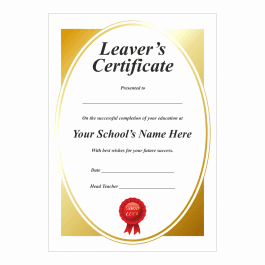Gold Leaver's Certificates