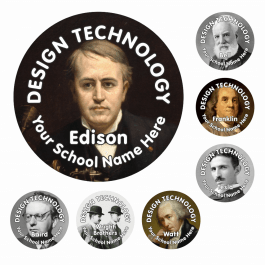 Great Inventors Reward Stickers