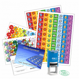 Maths Teacher Bundle Pack - Stickers, Postcards, Stampers