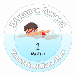 Swimming Distance Award - 1 Metre - Boys