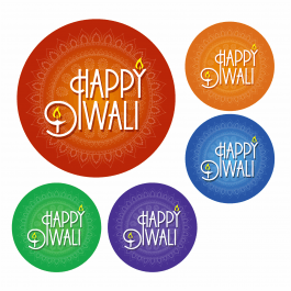 Happy Diwali Festival of Light Stickers
