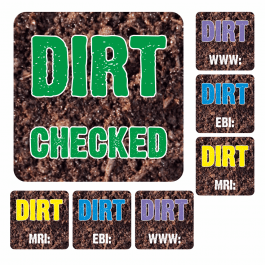 Dirt Marking Stickers