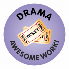 Awesome Work Reward Stickers - Drama