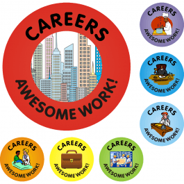 Awesome Work Reward Stickers - Careers