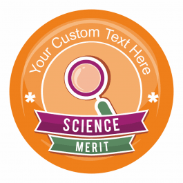 Science Banner Stickers