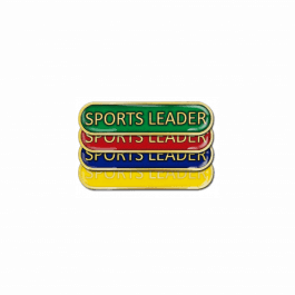 Sports Leader Pin Badge - Bar