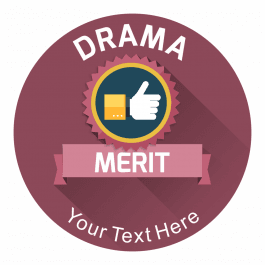 Drama Emblem Stickers