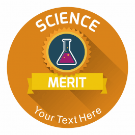 Science Emblem Stickers