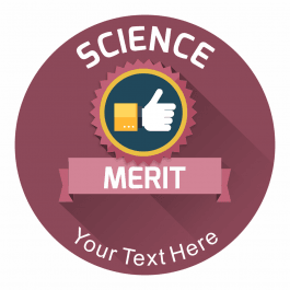 Science Emblem Stickers