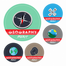 Geography KS1 and KS2 Curriculum Stickers
