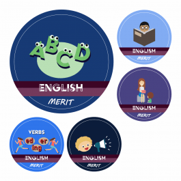 English KS1 and KS2 Curriculum Stickers