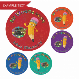 Great Handwriting Sparkly Stickers