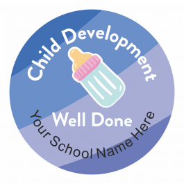 Child Development Rainbow Stickers