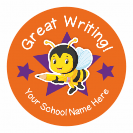 Bumble Bee Writing Stickers