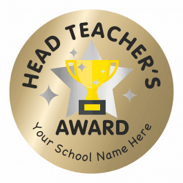 Head Teacher's Hybrid Award Stickers