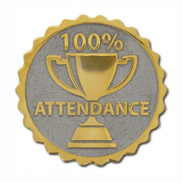 Attendance Round Badge