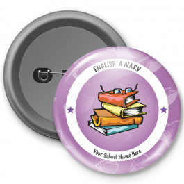 English Award Customised Button Badge