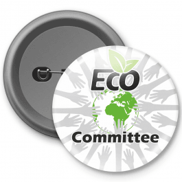 Eco Committee Customisable Button Badge
