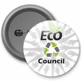 Eco Council Customisable Button Badge