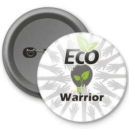 Eco Warrior Button Badge