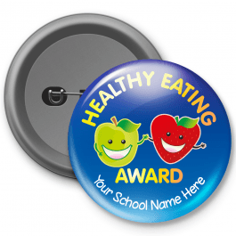 Healthy Eating Award - Customised Button Badge 
