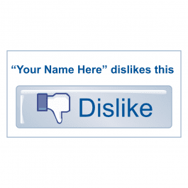Customised Dislike Stickers