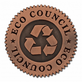 Eco Council Round Lapel