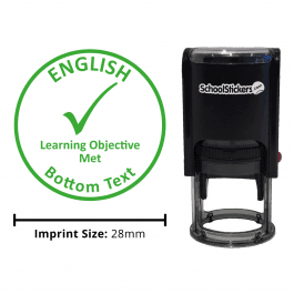 English Stamper - Learning Objective Met