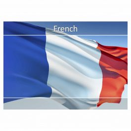 French Department Praise Postcards - French Flag (Excellent Work)