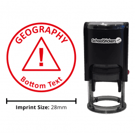 Geography Stamper - Warning Triangle