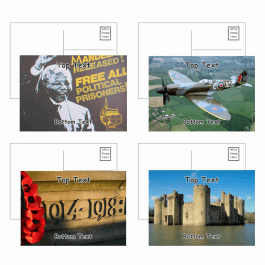 History Postcards - Pack 4 - Blank