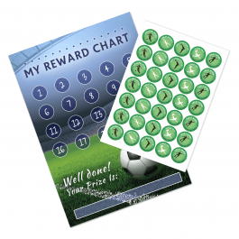 A3 Football Reward Chart and Stickers