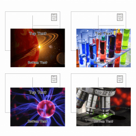 Science Postcards - Pack 2 - Blank