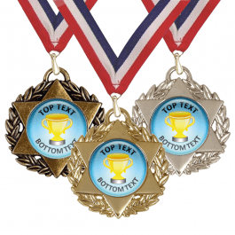 Star - Gold Cup Medals and Ribbons