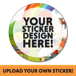 Upload Your Own Design Stickers - 35mm