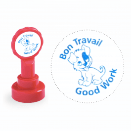 Xclamation Bon Travail French Stamp