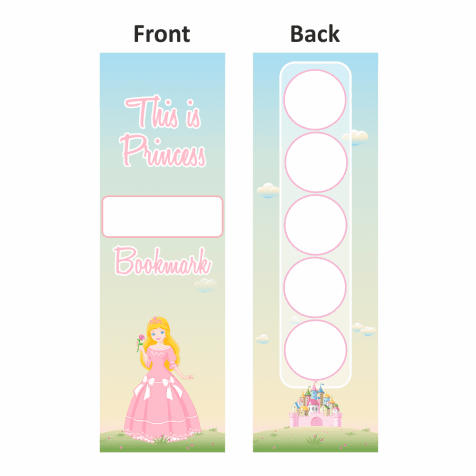 Princess Castle Sticker Collection Bookmarks