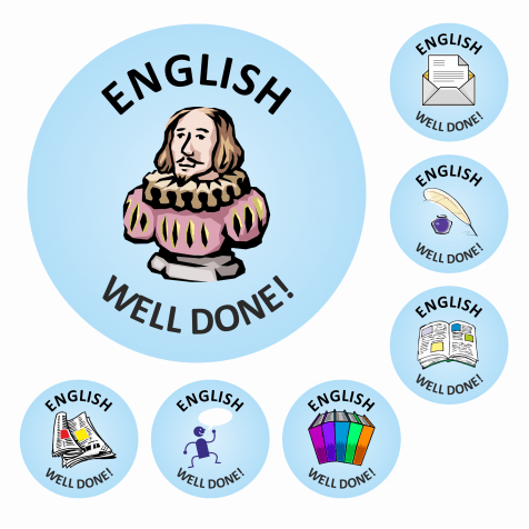 English Well Done Stickers