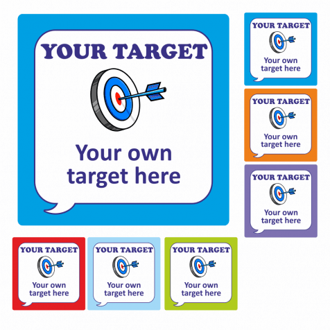 Create Your Own Speech Bubble Target Stickers